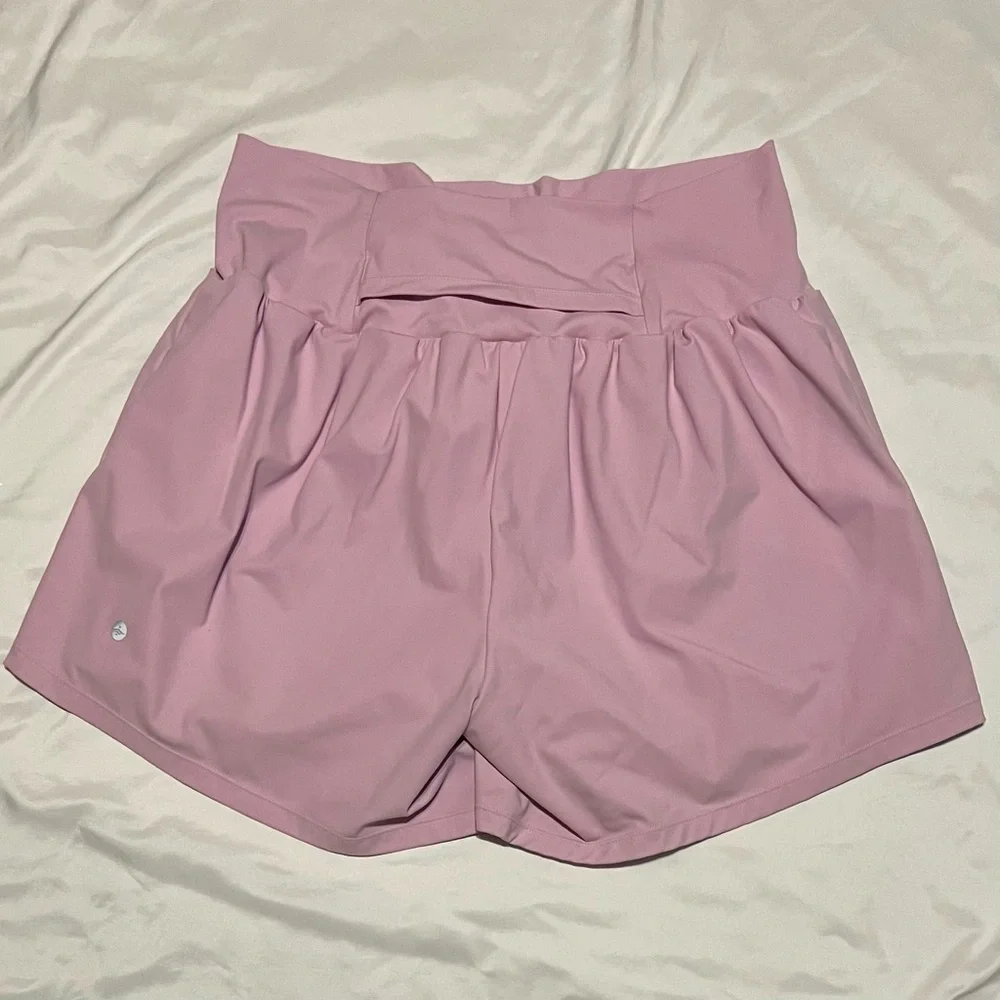 HALARA Pink High Waist Athletic Shorts Size X-Large Long Biker Women’s - Picture 5 of 8